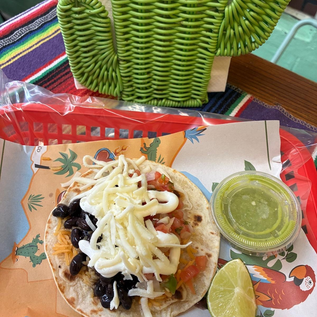 Vegetarian Taco.